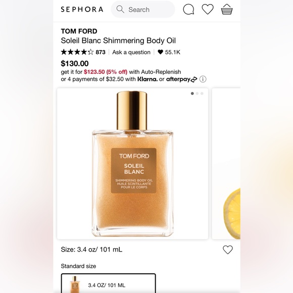 Brand New Tom Ford Soleil Blanc Shimmering Body Oil 100ML $147 w/ tax - Picture 3 of 3